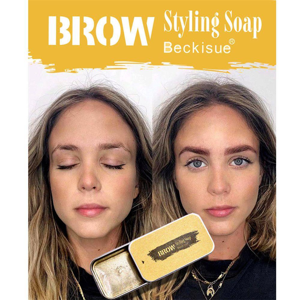 DIACHAVN Xà Phòng Lông Mày Kèm Cọ Chống Thấm Nước Lâu Trôi