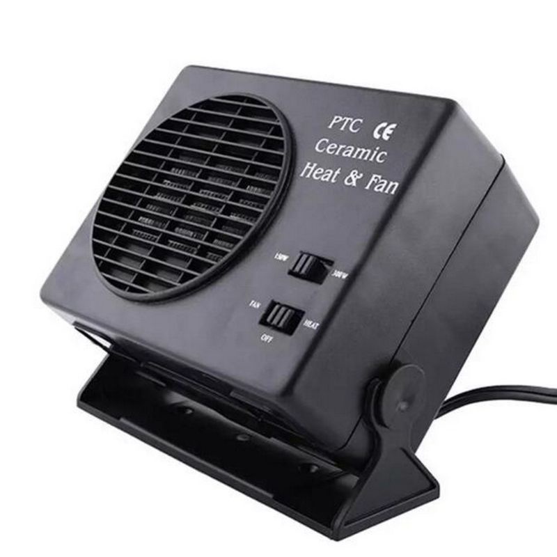 Quạt Sưởi 300W 12V 2 Trong 1 Tiện Dụng Cho Xe Hơi