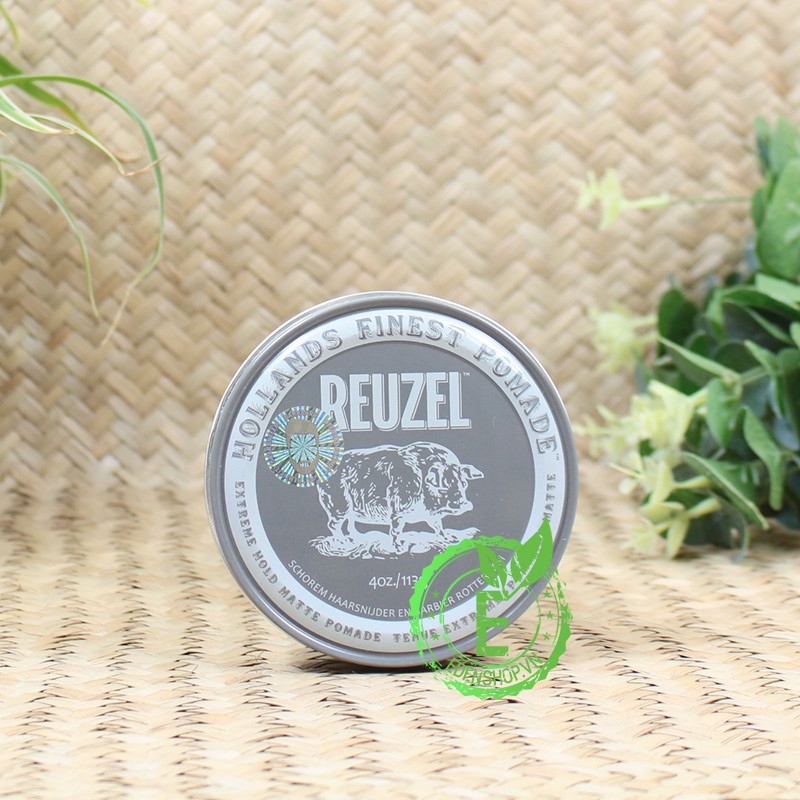 [ CHÍNH HÃNG - SHOP TPHCM] REUZEL EXTREME HOLD MATTE POMADE 113g - Hàng Cao Cấp Nhập khẩu Hà Lan