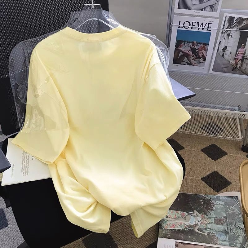 Áo Thun Ngắn Tay In Hình Dễ Thương Thời Trang Mùa Hè Năng Động