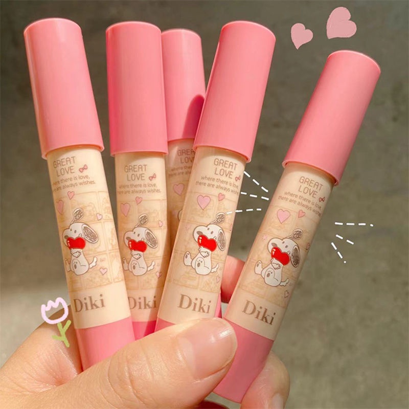 [Hàng mới về] Son môi DIKI hình bút chì màu lì lâu trôi không thấm nước in hình chú cún đáng yêu