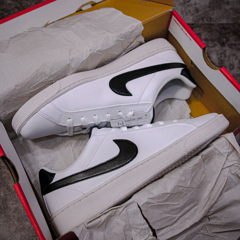 Giày Nike Court Majestic Leather Chính Hãng - 574236100 - Trắng móc đen