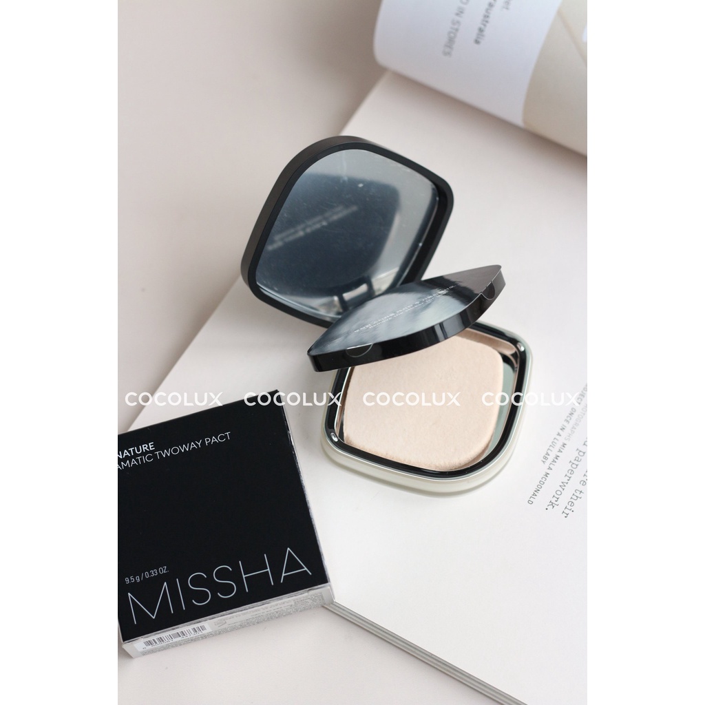 Phấn Phủ Missha Signature Dramatic Two Way Pact SPF25 Cocolux