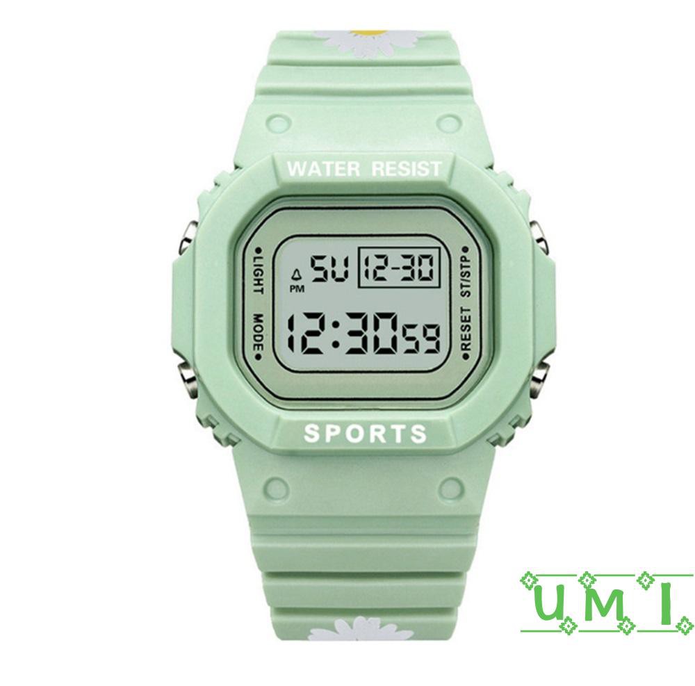 Đồng Hồ Điện Tử Dây Silicon Chống Thấm Nước Cho Bé
