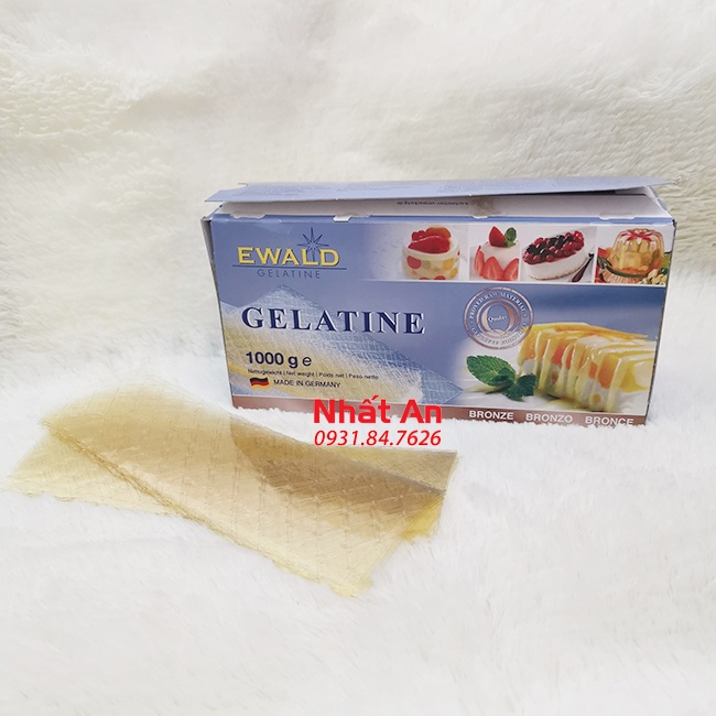 Gelatin lá / Lá gelatine / Lá thạch