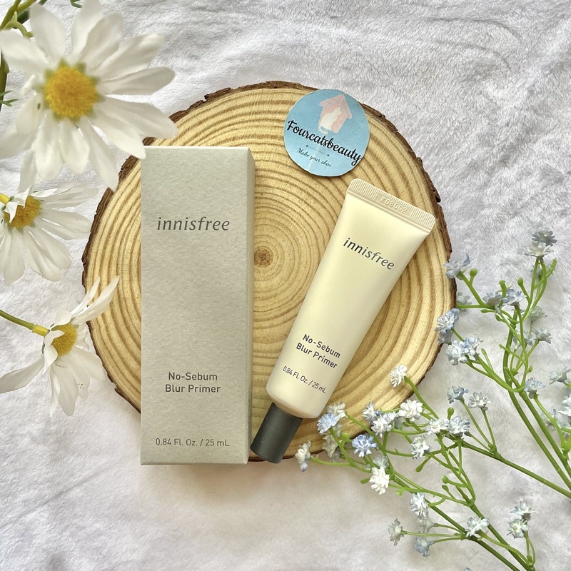 Kem Lót Ngăn Lượng Dầu Thừa Giữ Lớp Trang Điểm Luôn Sáng Đẹp Và Mịn Màng Innisfree No Sebum 25ml