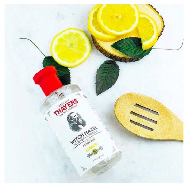 Nước hoa hồng Se Khít Lỗ Chân Lông Không Cồn Thayers Witch Hazel Lemon 355ml + Tặng 1 mặt nạ dưỡng da Foodaholic bất kì