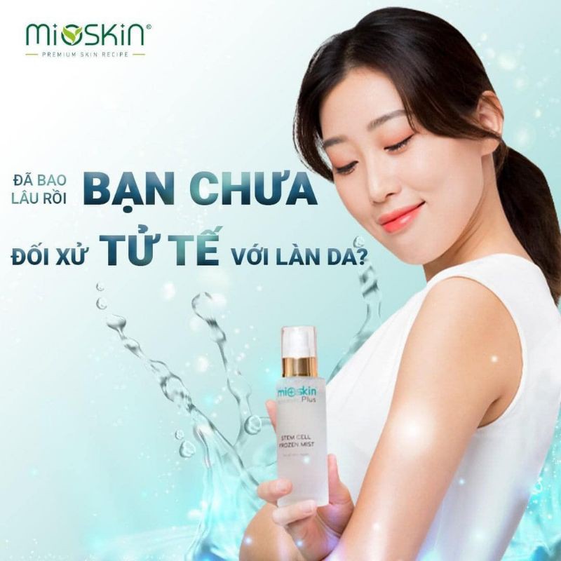 [CHÍNH HÃNG] Xịt dưỡng tế bào gốc 5in1 Mioskin - Bảo vệ da hoàn hảo