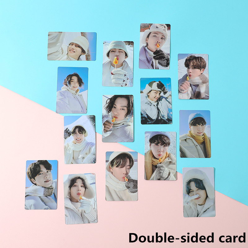 8pcs/set BTS BE Album FLO photocards Official Same Style