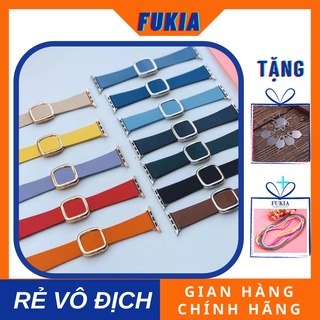 Dây da Modern dành cho Apple Watch đồng hồ thông minh iWatch Series1/2/3/4/5/6/7/SE size 38mm 40mm 41mm 42mm 44mm 45mm