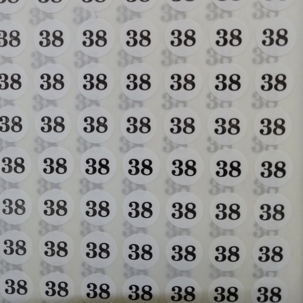 [ Deal.2k] Tem dán size quần áo/Tem dán size áo lót ( 34/36/38/40)