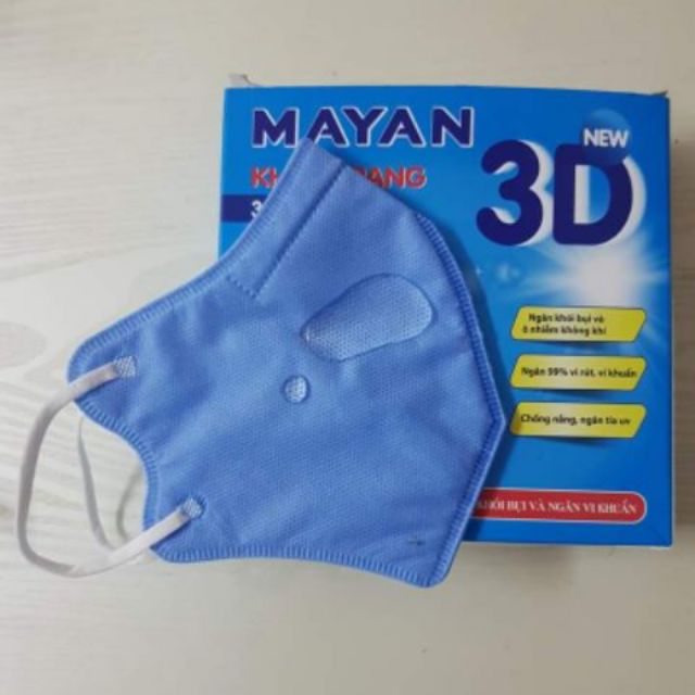 Combo 10 cái Khẩu trang Mayan 3D pm2.5