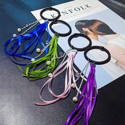 Cột tóc tua rua đính hạt trẻ trung MS: CT3 - Hưng Long PC