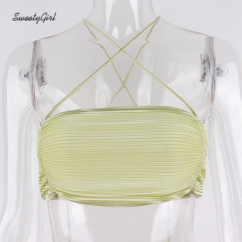 Áo Tank Top Hai Dây Màu Sắc Đơn Giản Cho Nữ