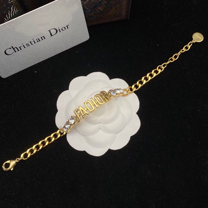 Dior Vòng Cổ Kim Loại Mặt Chữ JADIOR