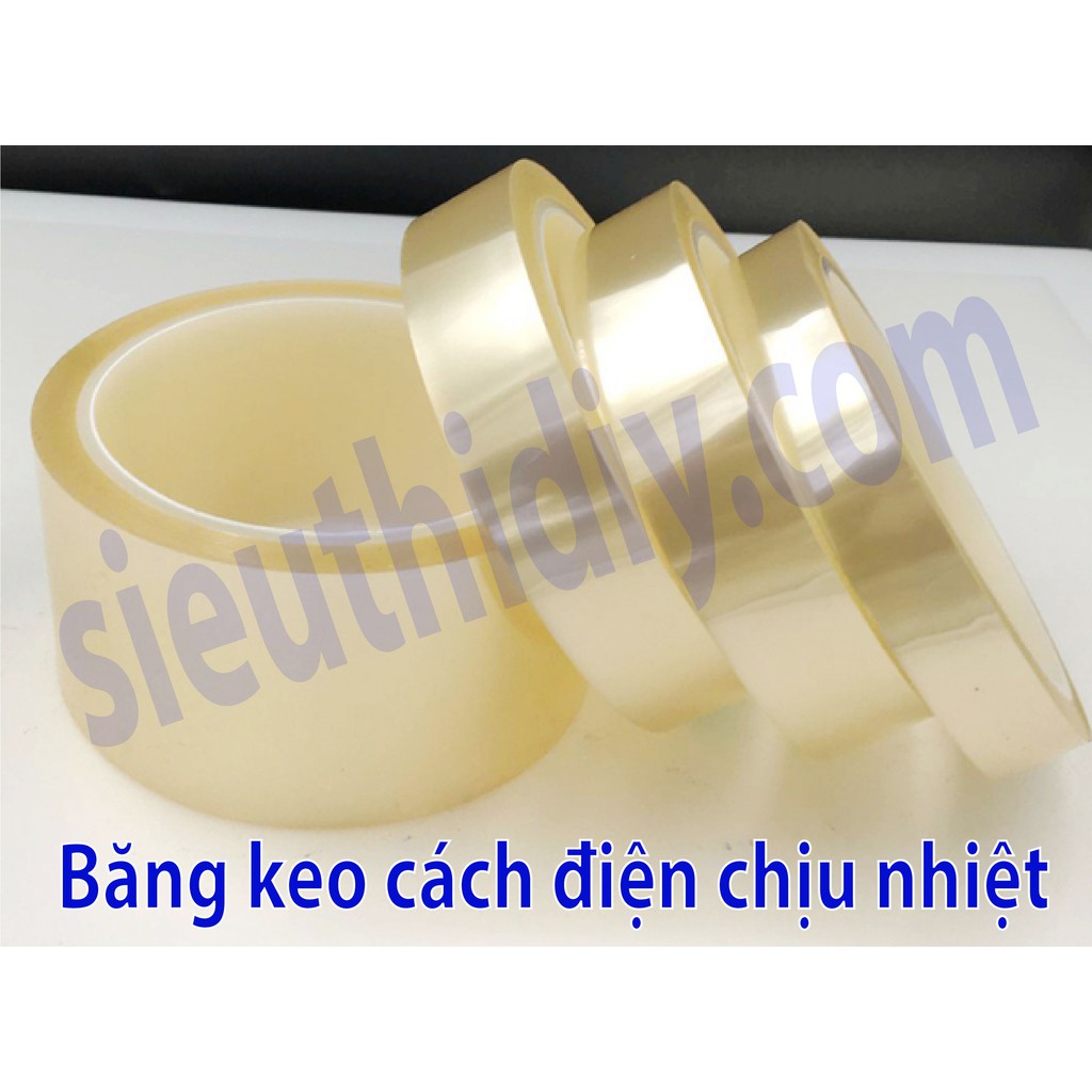 Băng keo cách điện chịu nhiệt quấn dây điện, dán mạch điện