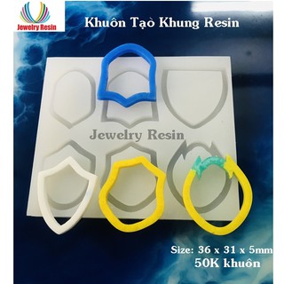 Khuôn Silicon Tạo Khung Làm Trang Sức Epoxy Resin