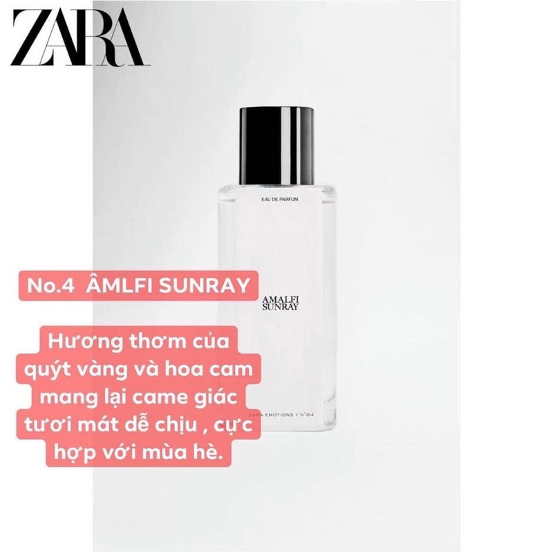 Nước hoa Zara x Jomalone bản mới 40ml và 90ml