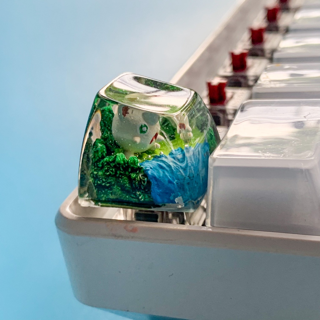 Nút bàn phím cơ máy tính - Artisan keycap - Pokemon Keycap