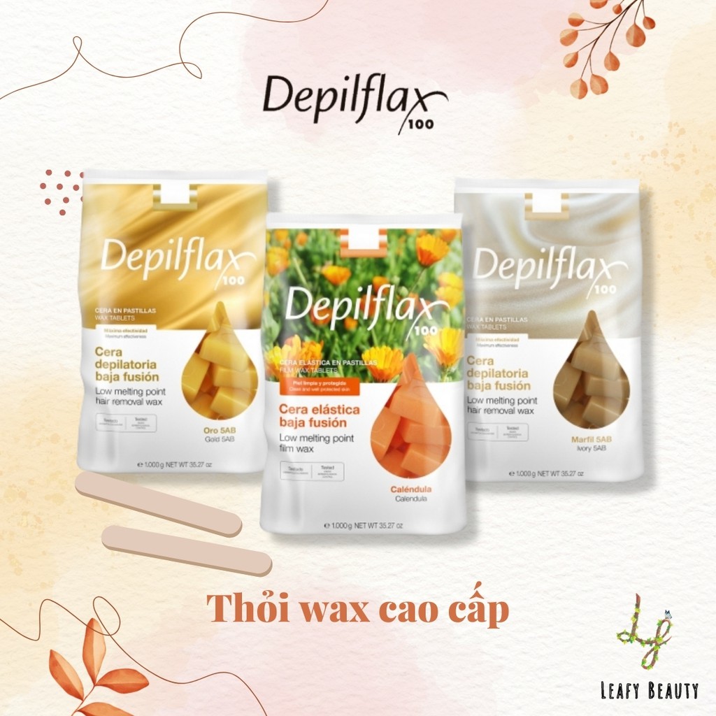 Sáp thỏi wax lông cao cấp - Depilflax100