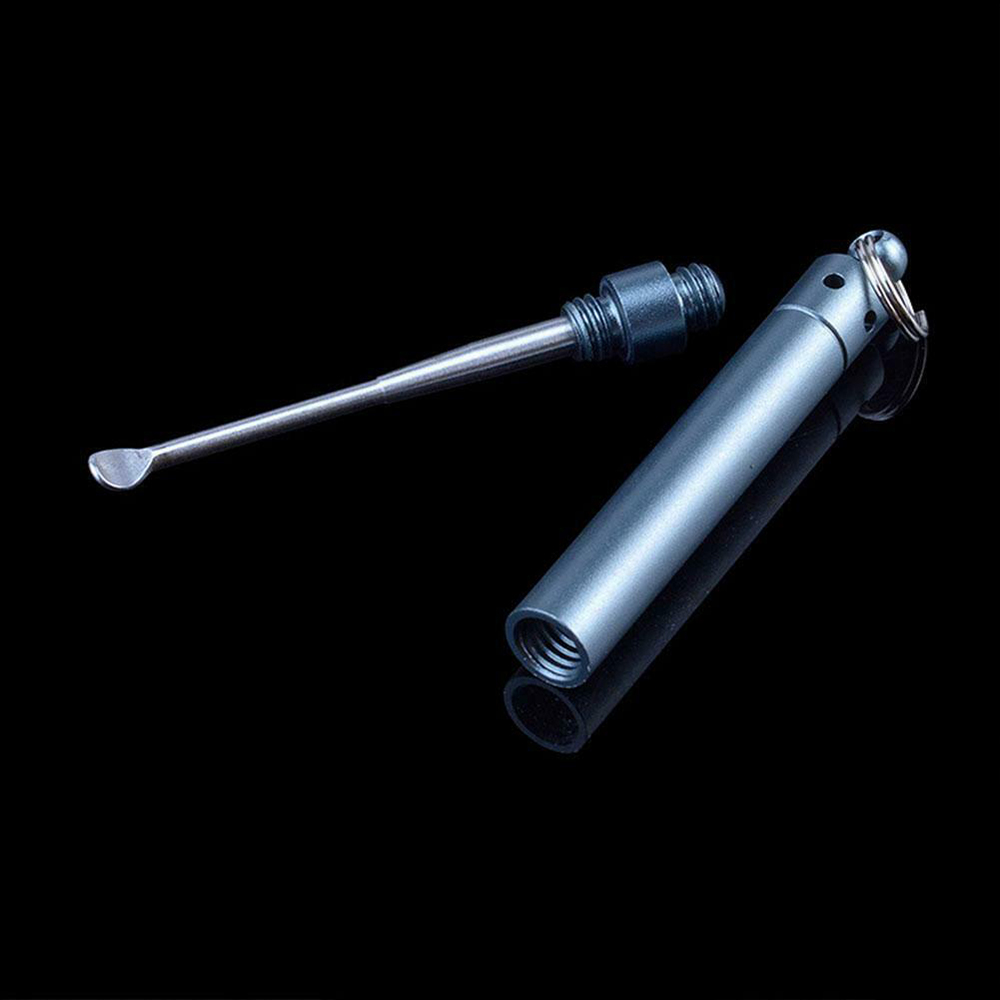 (Hàng Mới Về) Dụng Cụ Lấy Ráy Tai Bằng Thép Không Gỉ Thiết Kế Móc Khóa Tiện Dụng