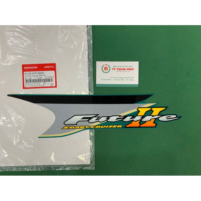 Tem xe Fu 2 Xanh Két zin honda