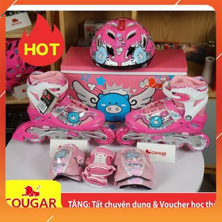 Combo giày patin trẻ em cougar 798