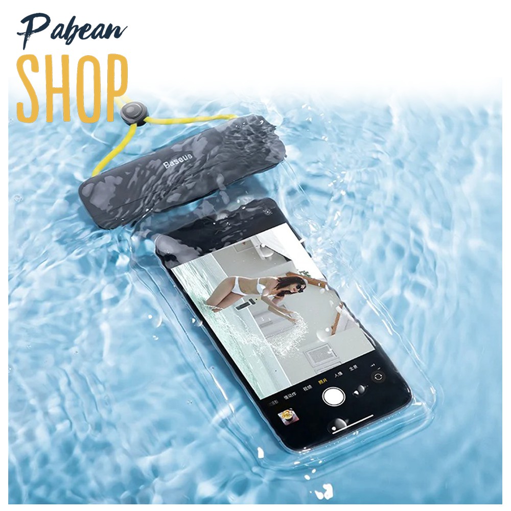 Túi chống nước hỗ trợ mở khóa khuôn mặt cho các máy smatphone 7.2inch trở xuống CHÍNH HÃNG BASEUS