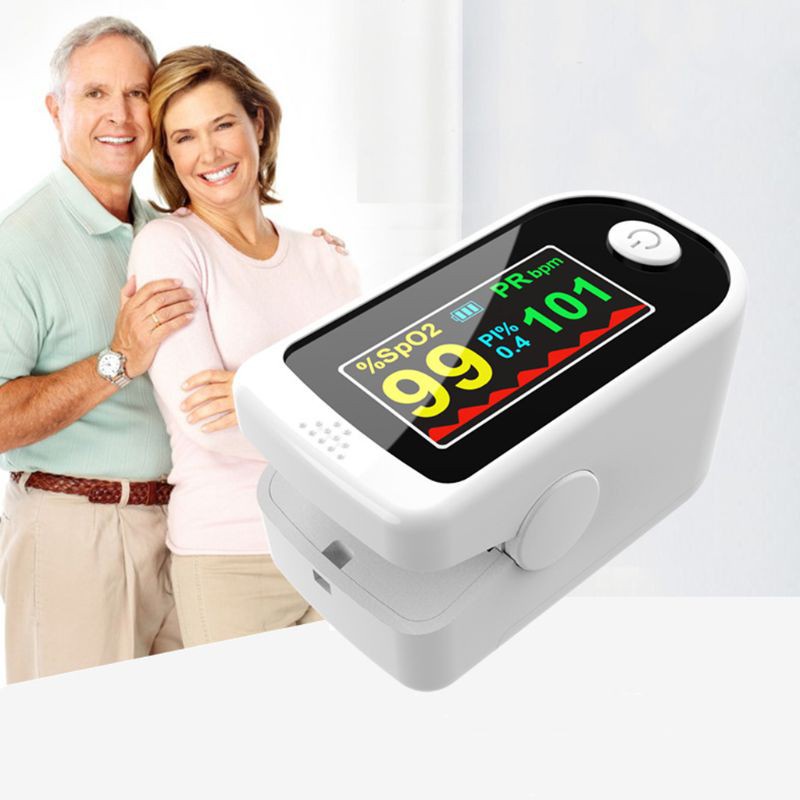 SPMH Portable Finger Pulse Oximeter Blood Oxygen Saturation Meter PI SPO2 Monitor LCD