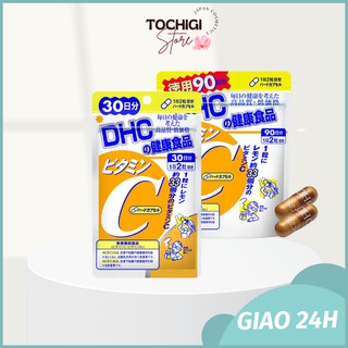 Viên uống DHC Bổ sung Vitamin C Nhật Bản 60v/gói và 180v/gói