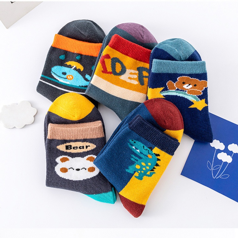 Vớ Thể Thao Họa Tiết Hoạt Hình Dễ Thương Cho Bé