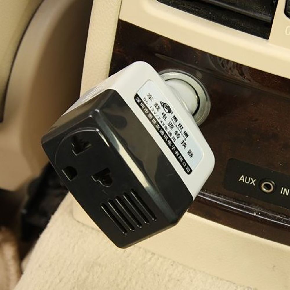 Aaron1 Bộ Chuyển Đổi Nguồn Điện 220v Dc 12v Sang Ac Nhiều Màu Sắc Cho Xe Hơi