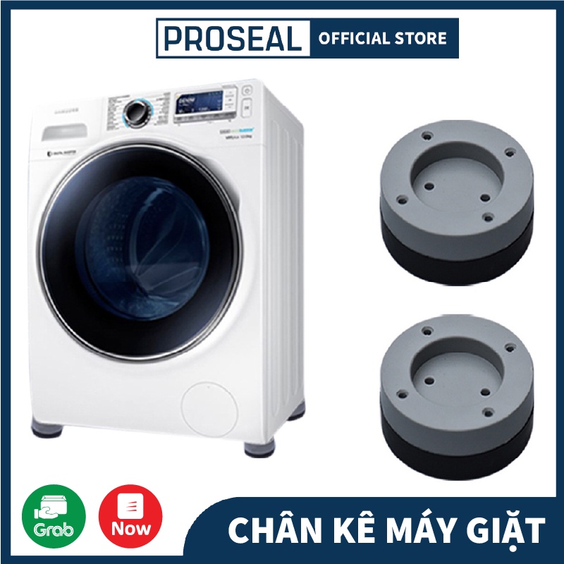 Hộp 4 Chân Kê Máy Giặt PROSEAL, Chống Rung, Chống Ồn Tủ Lạnh, Chống Xê Dịch Giúp Tăng Tuổi Thọ Máy Giặt Hiệu Quả