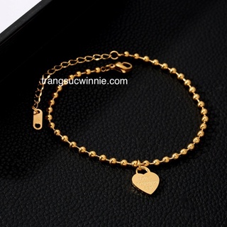 Lắc chân nữ titan tim bi VG