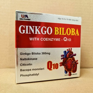 Hoạt huyết dưỡng não, bền thành mạch Ginkgo biloba 360mg hộp 100 viên chính hãng