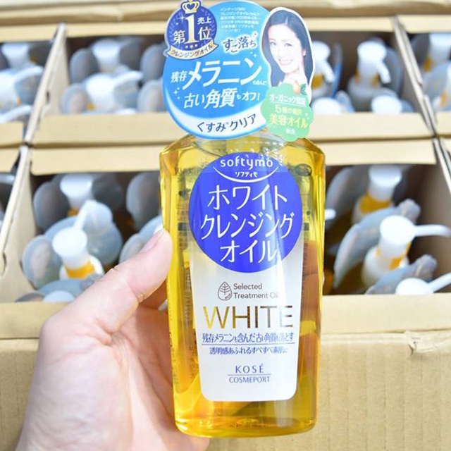 (Mẫu mới 2021) Dầu tẩy trang Kose Softymo Deep Cleansing Oil 230ml Nhật Bản