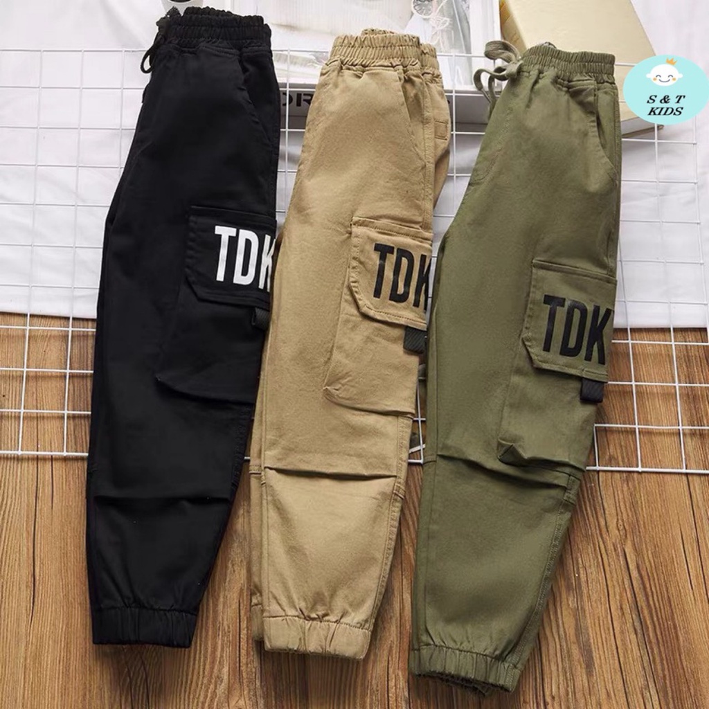Quần kaki túi hộp dày đẹp cho bé
