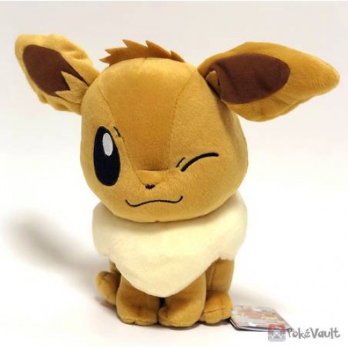 [Banpresto] Gấu bông pkm Manmaru Round Color Series Eevee 9&quot; DX Plush 2019 chính hãng Nhật Bản