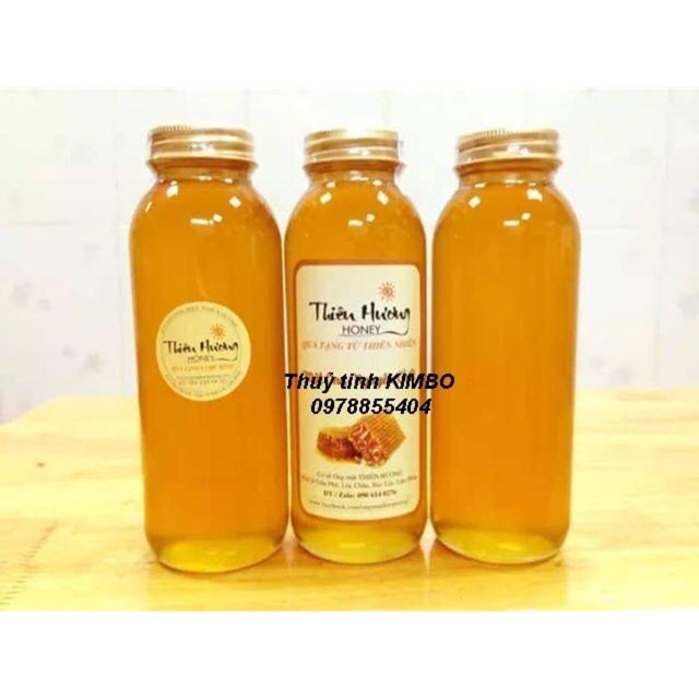 Chai thuỷ tinh 300ml nắp nhôm