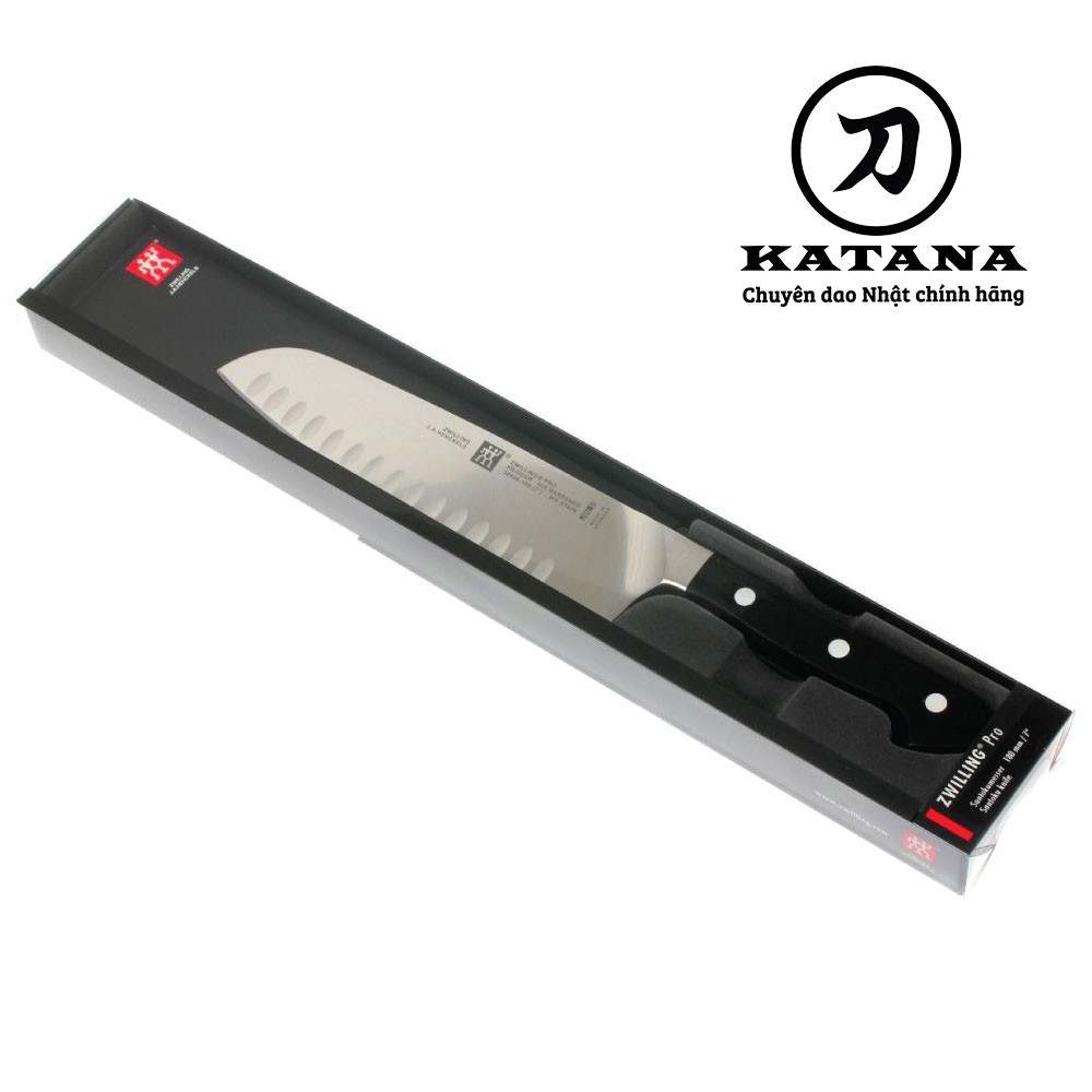 ZWILLING - Dao Santoku hollow ZWILLING Pro - 18cm