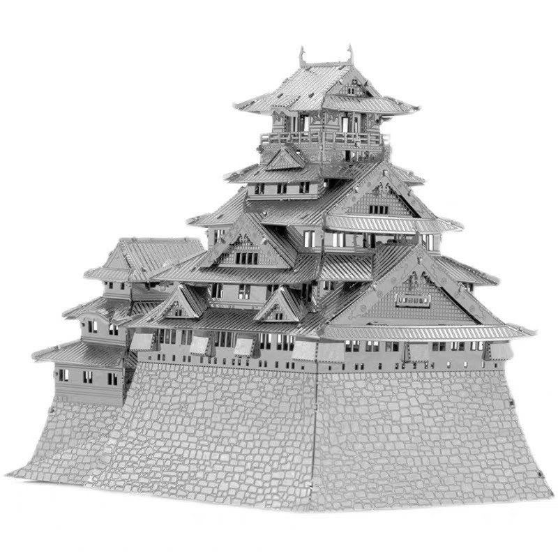 Mô hình 3D kim loại lắp ráp Lâu đài Osaka [ Chưa Lắp ]