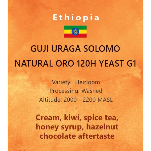 Cà Phê nhân xanh (Green Bean) Ethiopia Guji Uraga Solomo Natural túi 1kg