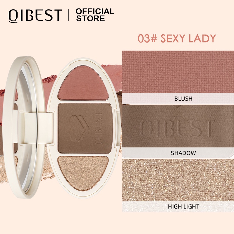 Set 7 món mỹ phẩm QIBEST thích hợp cho người mới học trang điểm 30g  | BigBuy360 - bigbuy360.vn