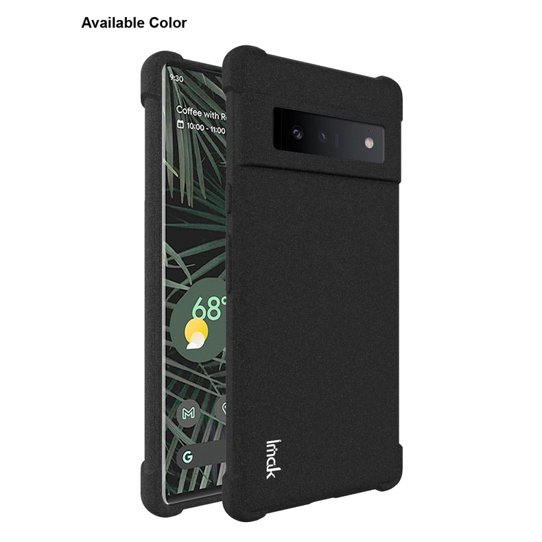 Ốp Điện Thoại TPU Silicon Mềm Mặt Nhám Màu Đen Chống Sốc Imak Cho Google Pixel 6 Pro Pixel6
