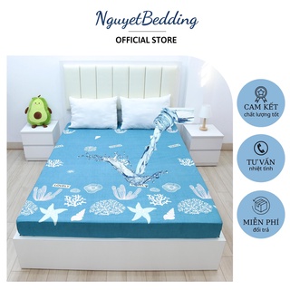 Ga chống thấm cotton - drap chống thấm - kích thước m2/m6/m8/2m2 - ga gối nguyetbedding