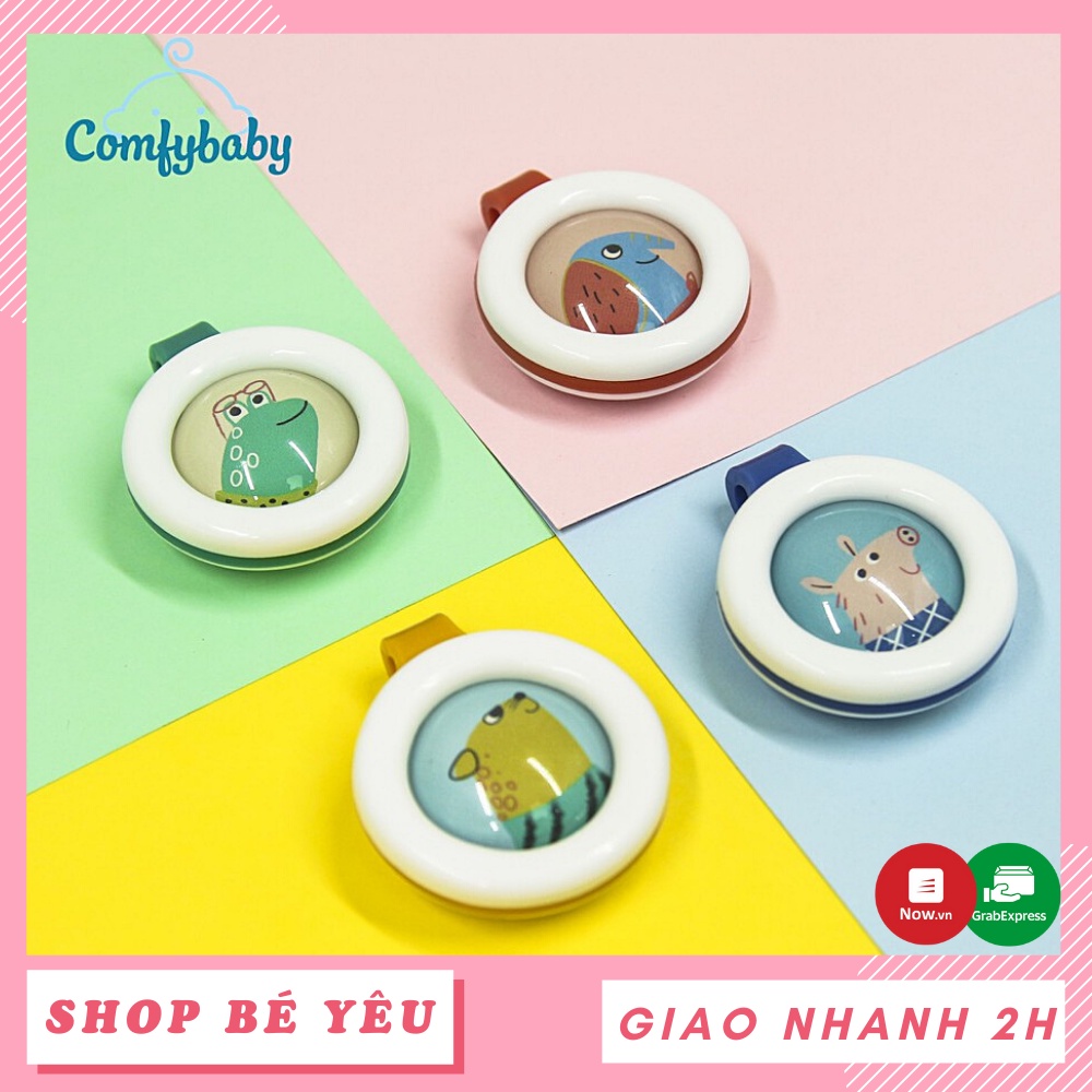 Kẹp chống muỗi cho bé  𝑭𝒓𝒆𝒆𝒔𝒉𝒊𝒑  Kẹp chống muỗi hương tinh dầu tự nhiên Comfybaby - KUB