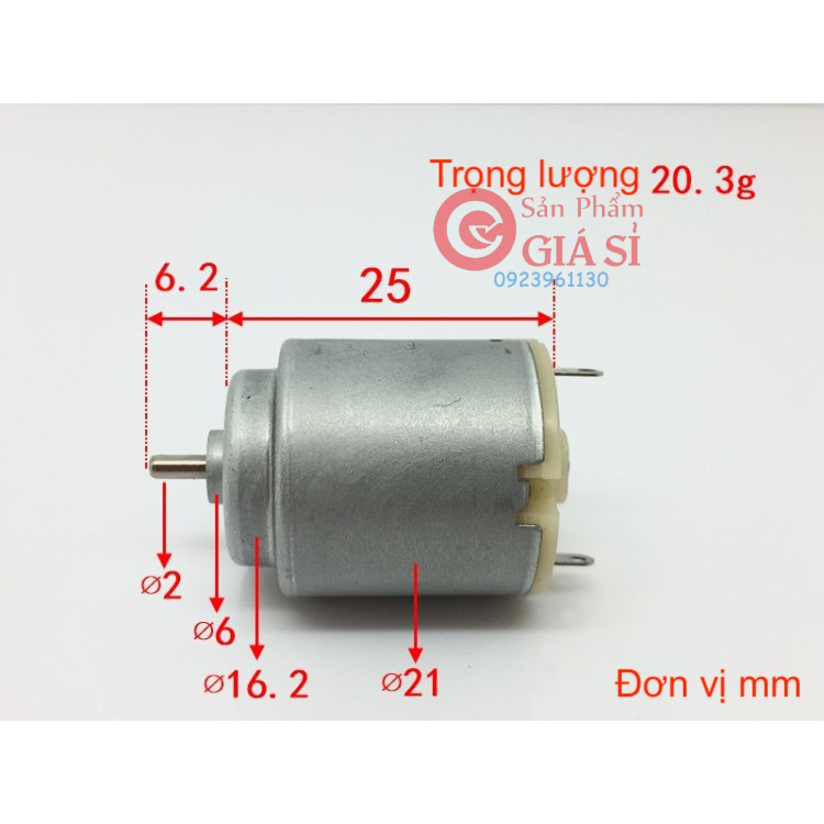 Bộ 3 động cơ motor mô tơ mini RE-140RA RN140-EN loại chất lượng cao DC 3V-6V - LK0101 ❤️freeship❤️
