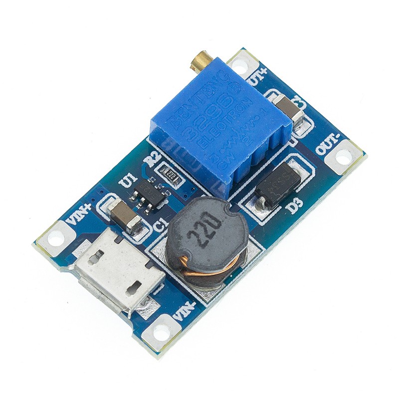 Mô Đun Tăng Áp MT3608 2A Max DC-DC Chuyên Dụng