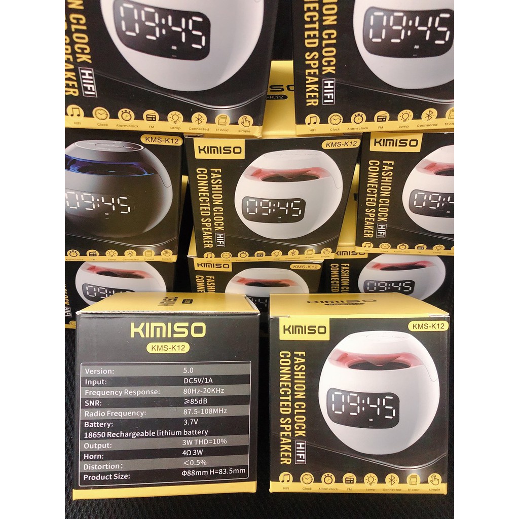 Loa Bluetooth Hình Trứng K12 Mini công cuất 5W âm thanh chân thật, bass mạnh, kiểu dáng gọn gàng - Việt Linh Store