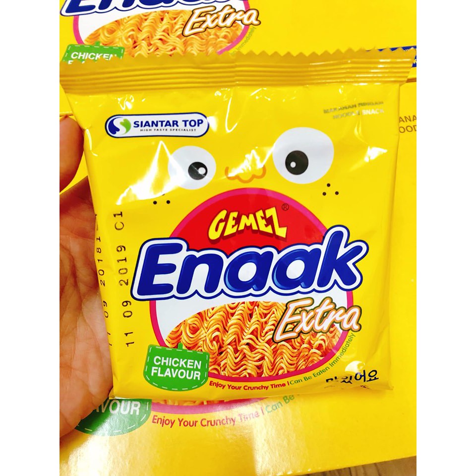 [combo 10 gói] SNACK MÌ GÀ ĂN LIỀN ENAAK